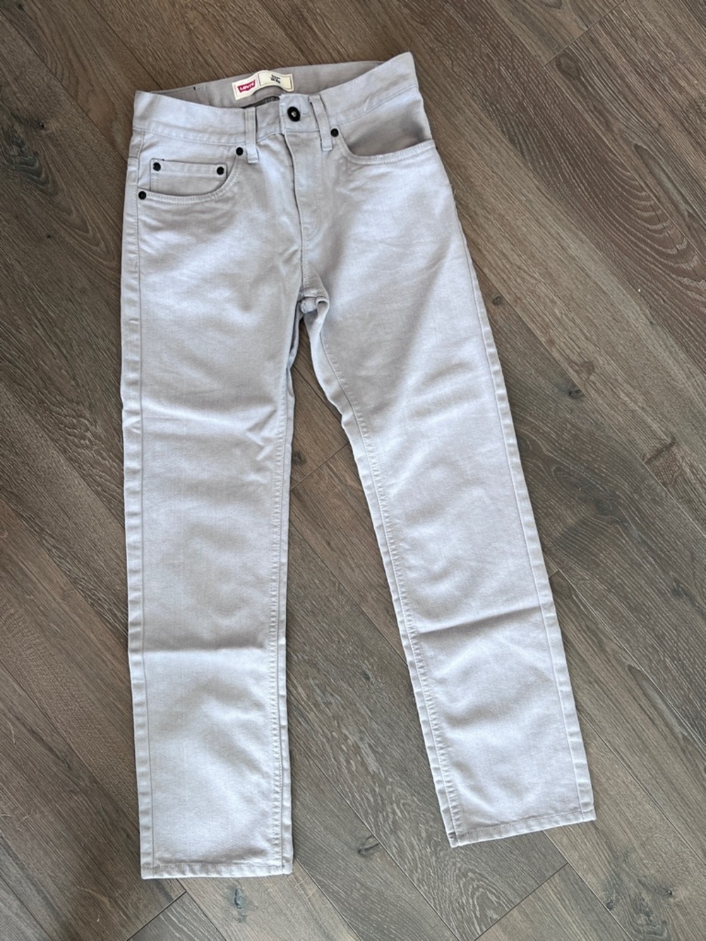 Levi's 511 Boys/Mens Slim Straight Jeans in Light Gray